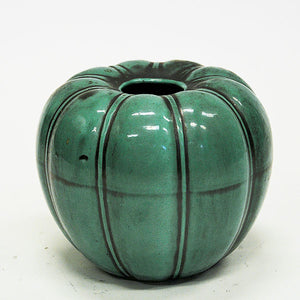 Green glazed ceramic vase mod 321 by Upsala Ekeby Sweden 1930s