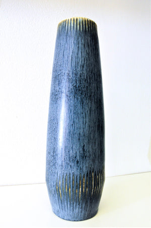 Blue Stoneware vase 27 cm, Carl H. Stålhane