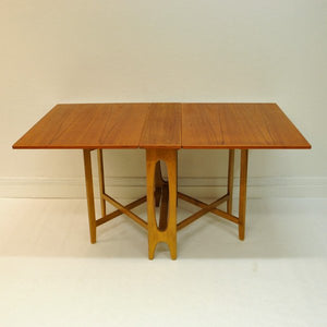 Teak Folding table Ellipse nr. 2, Bendt Winge - Norway