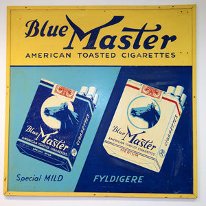 Blue Master sign - out of stock