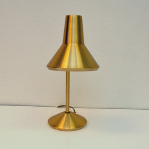 Brass Tablelamp with gooseneck, Sten & Strøm - Norway