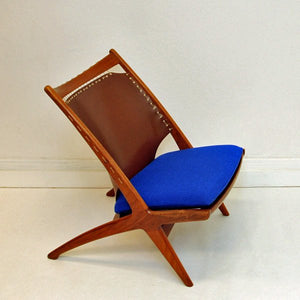 Krysset "Cross" Lounge  chair by Fredrik Kayser, Norway
