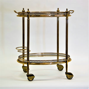 Brass servingtrolley - out of stock