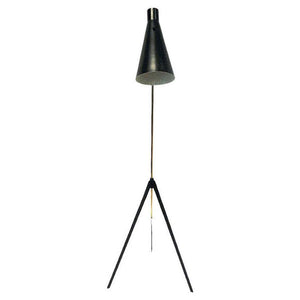 Metal and brass floorlamp by Alf Svensson for Bergboms Sweden 1950s