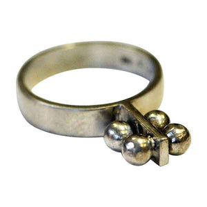Vintage silver ring från Enskede, 1970-talet