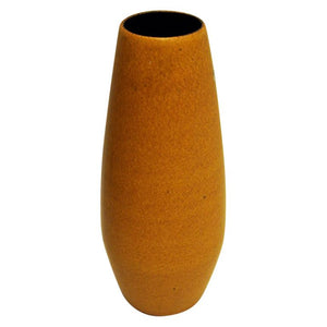 Yellow Ceramic vintage Vase by Scheurich W. Germany 1960s