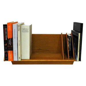 Scandinavian Oak freestanding vintage book shelf/crib 1950-60s