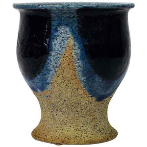 Vase in blue and beige by Inger Persson for Rörstrand, 1960s