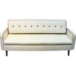 Lovely Sofa and bedsofa of white wool by Ire Möbler 1950s Sweden