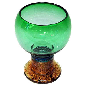 Art glass bowl vase Pookali by Kaj Franck for Nuutajärvi Finland 1960s