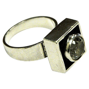 Sterling silver Rock Crystal ring av Alton - Sverige 1968