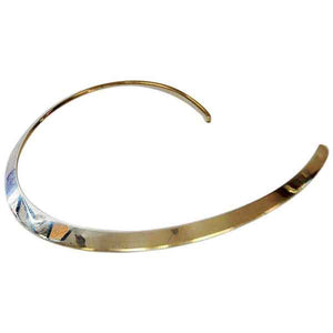 Sterling silver Vintage neck ring by N.E. From, Denmark  1960s
