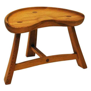 Norwegian Pine stool from Krogenæs Møbler 1970s