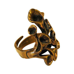 Lovely Bronze ring by Hannu Ikonen, Finland 1970s.