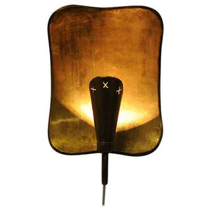 Brass Wall sconce by Lars Holmström for Arvika 1950s Sweden