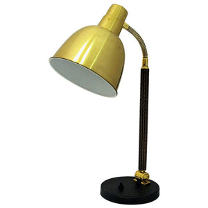 Brass table and desk lamp by Selecto AS, Norway 1950s