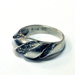 Classic silver ring by Guldateljen, Sweden 1980s     IKKE PÅ NETT
