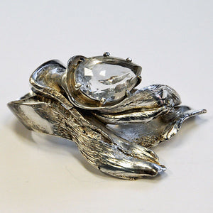 Massive and beautiful vintage silverring by Inga Lagervall, Stockholm 1977