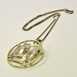 Silver necklace or brooch by Smycka Kumla - Sweden 1979
